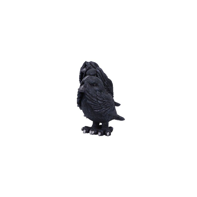 Nemesis Now Three Wise Ravens, Black, 8.7cm (B6023V2)