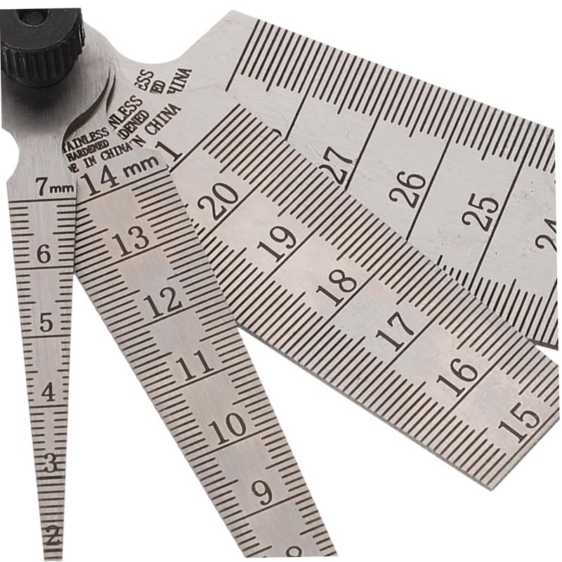 CHILDWEET 4pcs Stainless Steel Gauge for Precise Measuring Automotive and