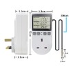 KETOTEK Digital Thermostat Plug Socket Temperature Controller 220V with Sensor