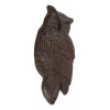Cast Iron Metal Rustic Country Forest Nocturnal Owl Bird Door