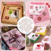 Vordpe 5 Sheets of Stickers Wedding Guest Book 266 Designs