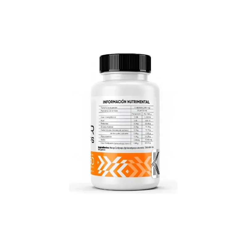 Cordyceps Power Kardagar Suplemento Extracto Hongo Puro Sabor Sin sabor