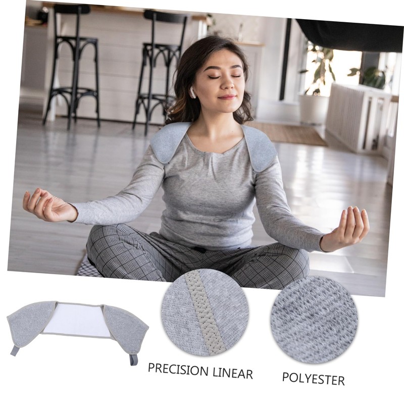 Baluue 1pc Breathable Bamboo Charcoal Shoulder Support for Sports Fitness