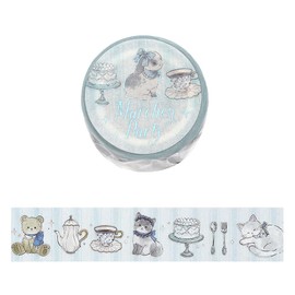 BGM Foil Press Masking Tape Fairy Tale Party Tea Time BM-SDG074