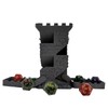 XJPONGC Castle Retro Black Dagger Dice Dice Tower Dungeons and