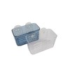 3X Box Sweden Bathroom Basket 15.5cm w/Suction Shower Bathroom Organiser