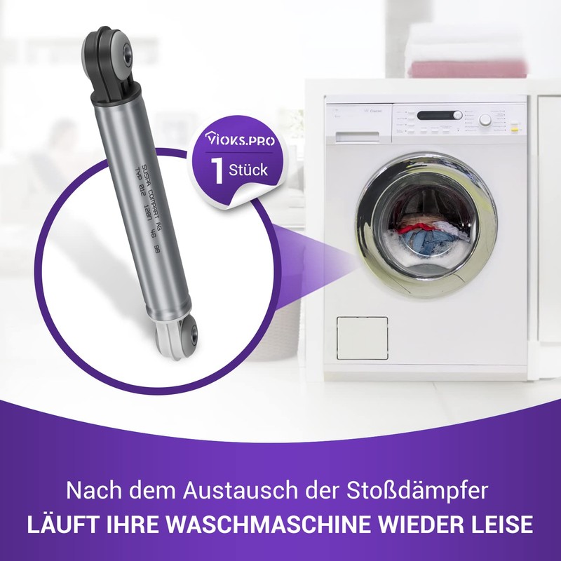 Vioks.pro Damper Washing Machine 120N Replacement for Мiele 4500826 Suspa