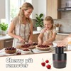 Cherry Pitter Tool 7-in-1 Stainless Steel Cherry Pitter with Splatter