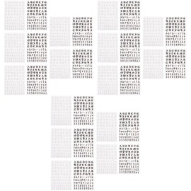 Healvian 15sets Geometric Pattern Nail Art Stickers for Nail Design for Unique and Stylish Manicures