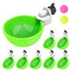 Lil'Clucker - Green Large Automatic Chicken Waterer Cups Suitable for