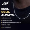 GLD Micro Tennis Chain for Men and Women - 14K