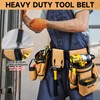 Tool Belt,Magnetic Tool Pouch,27-Pockets Heavy Duty Tool Belts for Men