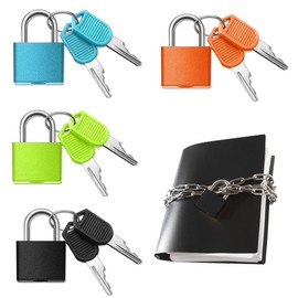 4Pcs Suitcase Locks with Keys, Zinc Alloy Luggage Locks, Durable Suitcase Padlock, Small Padlock, Padlock for Suitcase for Outdoor Travel Luggage, School, Gym Backpack Locker, Etc.