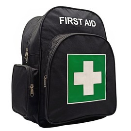 Red Emergency Backpack First Aid Bag Empty Medical First Aid Back Pack Treatment First Responder Trauma Bag for Camping Daycare Vacation Outdoors Pet Dog Cat Road Trip Cycling Riding (Black Green)