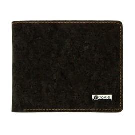 retrostiel Cork Wallet, Cork Purse, black, Without coin compartment