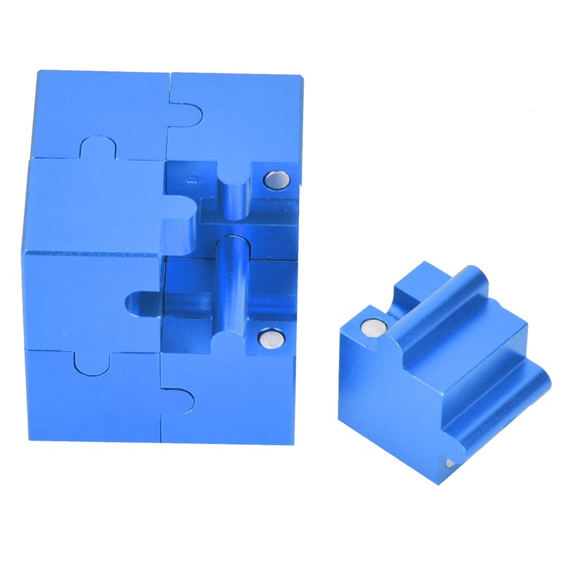 3D Quadrate Shape Decompression Toy Assemble Logical Thinking Educational ToyBlue