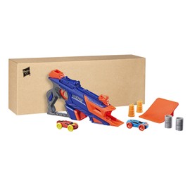 Hasbro Nerf Nitro C0784F03 Long Shot Smash, Fahrzeugblasterset