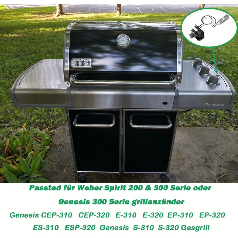 WELL GRILL 91360 Electronic Igniter Kit Replacement for Weber Spirit