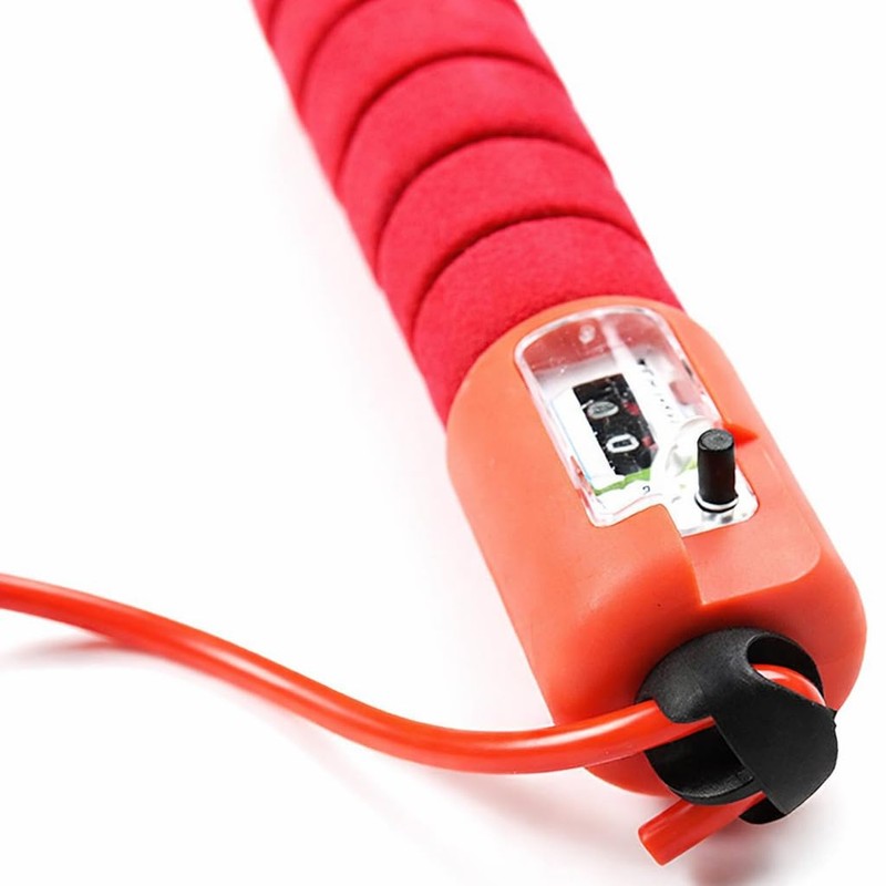 ZooooM ZM-JR3879-RD Jump Rope with Counter for Training, Approx. 11.3