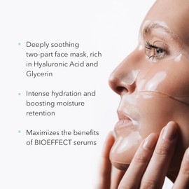 Bioeffect Imprinting Hydrogel Face Mask |Intense hydration, genuine 2-part 1 sheet for smooth-looking skin Size / 바이오이펙트 임프린팅 하이드로겔 페이스 마스크 | 강렬한 수분 공급 매끄러워 보이는 피부를 위한 진정성 있는 2부 1매 Size