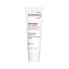 BIODERMA, Crema Facial, Sensibio DS+, Purificante Suave para Piel Sensible, Elimina Escamas y Enrojecimiento, 40 ml