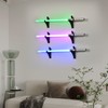 Lightsaber Holder Wall Mount-Lightsaber Stand Wall Display-(Black 3 set）Lightsaber Wall