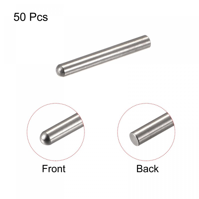sourcing map 3.5 x 20 mm Dowel Pins 304 Stainless