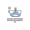 Reishunger Rice Washing Bowl (2L/26cm) for Washing Rice and Vegetables