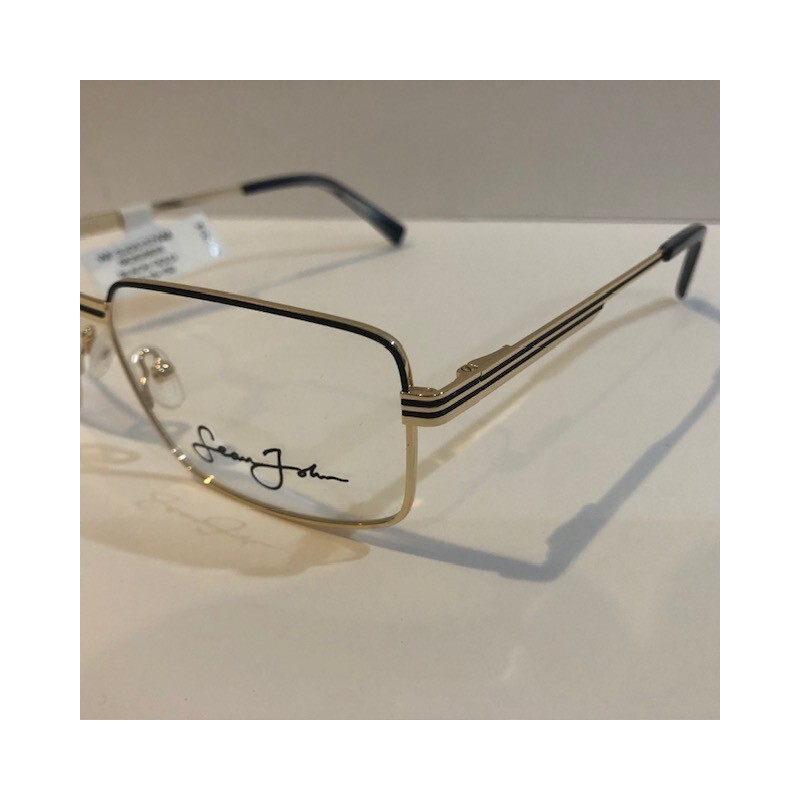 Sean John SJO5157 Black/Gold Eyeglass Frames 58-16-150