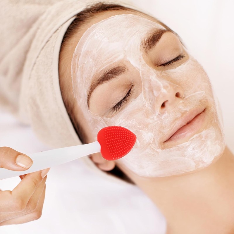 Hohopeti Exfoliante Labial de Silicona 6piezas Diseño Ergonómico y Ligero
