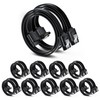 BolAAzuL SATA Cable III Right Angle & Straight,10-Pack SATA Data