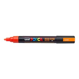 Posca Acrylic Paint Marker, PC-5M Medium tip, Fluorescent Orange (PX198069000)