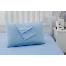 Sonia Moer Super Soft Brushed Microfibre Pillowcases - Non Iron Breathable Hypoallergenic Pillowcases set of 2- Sky Blue