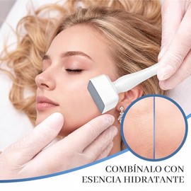 2PC Ajustable Rodillo Facial, 0-3.0mm, Estimular El Crecimiento Del Cabello, Dermaroller Rodillo Facial, Adecuado para Masajes Facialesy Capilares