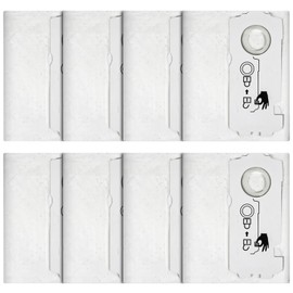 8 Pack 204308 Set CT Mini/Midi-2/5 Dust Bags for Festool CT MINI, CT MINI I, CT MIDI and CT MIDI I manufactured from 2019 onwards, CTC MINI/MIDI and CT 15, Large Capacity Disposable Replacement Bags