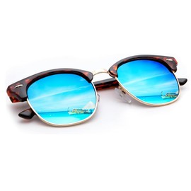 KALIYADI Unisex Polarized Sunglasses Stylish Sun Glasses for Men and Women Color Mirror Lens Multi Pack Options