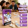 Double 6 Travel Domino Set for Family Game Night –