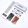 DOOViC 2 Pack Folding Reading Glasses Blue Light Blocking Spring