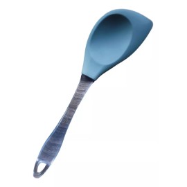 Cuchara Pala Cuchara Antiadherente Multiusos Silicon Mango Gris