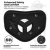 Penveer Chrome Football Backplate for Shoulder Pads with High Impact