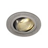 SLV New TRIA LED DL Round Set, Downlight, alu-Brushed,6W,38°, 3000K,