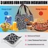 JSTHHTT Lunch Bag for Women Men Work, Foldable Lunch Bag,