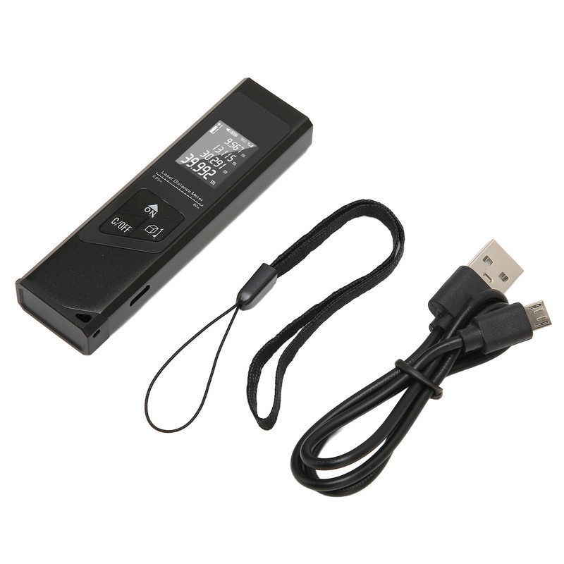 Laser Distance Measure with LCD Backlight 131 Feet High Accuracy