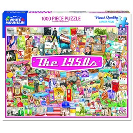 White Mountain Puzzles The 1950s - 1000 Piece Jigsaw Puzzle