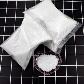 EXCEART Kids Bean Bags Polystyrene Bead White Foam Beads 60000Pcs 2. 5-3. 5mm Beads Micro Polystyrene Foam for DIY Art Craft Supplies Craft Foam Beads Adult Bean Bag