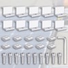 Zocipro Pack of 10 Solar Panel Brackets 30 mm, Solar