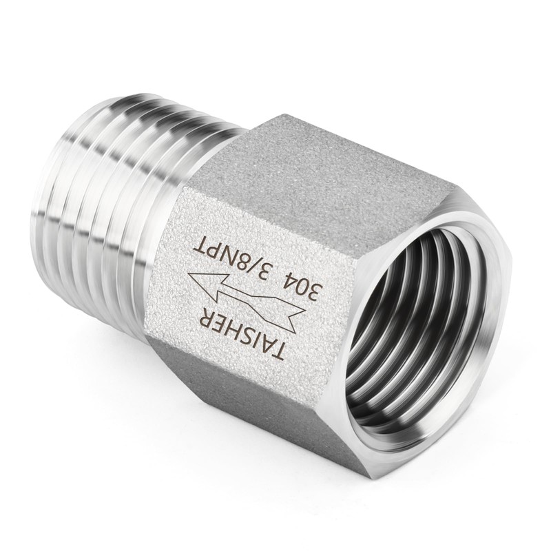 TAISHER 2PCS 304 Stainless Steel 3/8" NPT Male x 3/8"