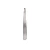 Kiss Travel Size Slant Tip Tweezer with Pouch, Ultra-fine precision