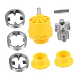 Fonowx PVC Pipe Threader Kit Cutting and Threading Pipe Threader Plumbing Tool