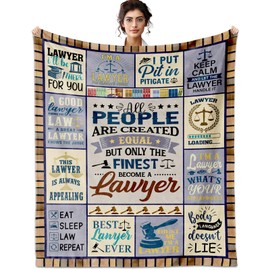 CMAJZIN Lawyer Gifts for Women Men, Lawyer Gifts Blanket 60"X50", for Lawyers, Law School Gifts, Lawyer Graduation Gifts, Future Lawyer Gifts, Retirement Birthday Gifts for Lawyer